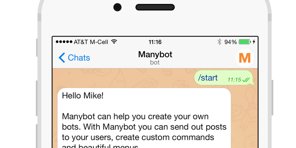 آموزش ربات ManyBot